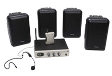 Easy Listener Sound Field System with 4 mini speakers