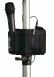 Nylon case cover with pockets on rollers with extension handle
