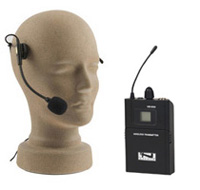 Anchor Audio WB-9000 beltpack transmitter with HBM microphone