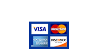 We accept all major credit cards