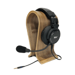 Single-muff headset microphone