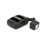 CHG 3502 2-Bay FM/IR Belt-pack charger